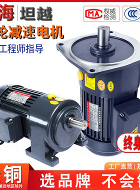 减速电机380V齿轮减速机立式200W卧式400W晟邦小金刚变频调速电机