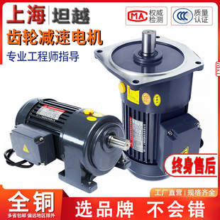 减速电机380V齿轮减速机立式 400W晟邦小金刚变频调速电机 200W卧式