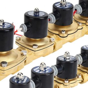余姚常闭电磁阀水阀铜气阀控制阀开关电子阀220V24V全铜4分6分1寸