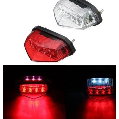 电动摩托车巡航沙滩车led尾灯改装总成 通用型多功能 尖款 无支架