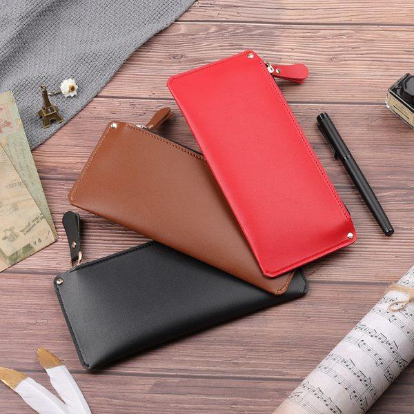 勤得利皮质笔袋钢笔签字笔袋签字笔皮文具学生简约商务便携笔袋创,文具电教/文化用品/商务用品,笔袋,淘宝优惠券,粉丝福利购,淘宝优惠卷