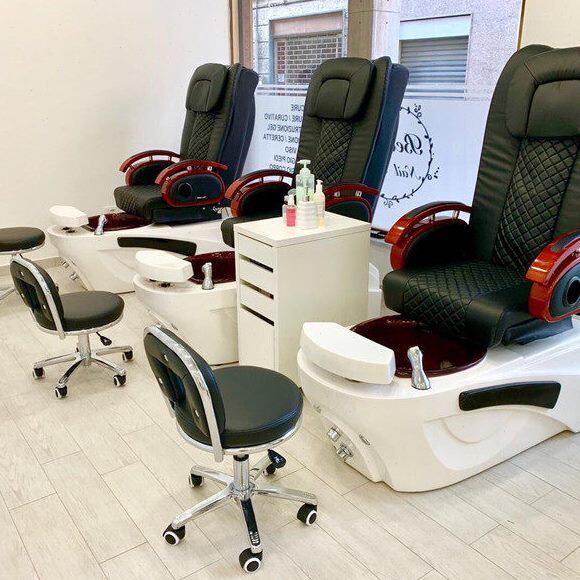 电动沐足沙发可躺美甲足浴美睫沙发椅带玻璃盆足疗洗脚椅按摩椅