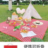 防潮垫子草野餐布防水加厚地野外野炊户外地垫露营帐篷便携野餐垫