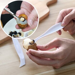 去取龙眼扣器工具器心核商用剥家用核手动壳桂圆干肉去龙眼挖挖核