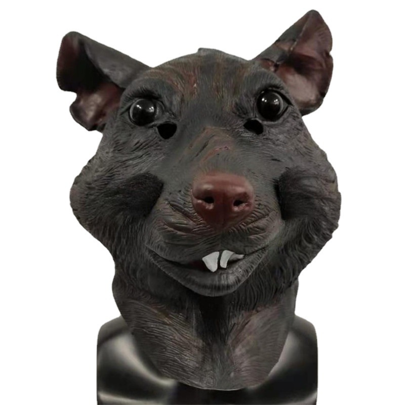 忍者神龟斯普林特大师面具老鼠头套装扮网红抖音影视表演道具耗子