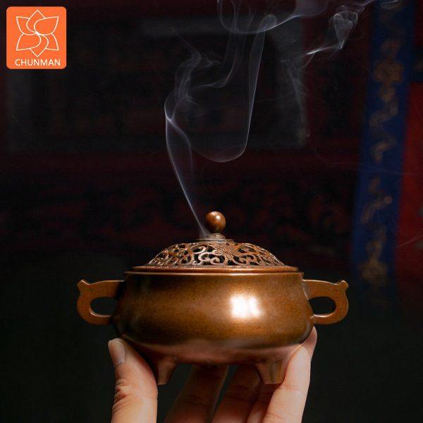 庆松堂苏工铜炉胡庆松制大板耳紫铜熏炉仿古纯铜文房摆件室内熏香,家居饰品,香薰炉,淘宝优惠券,粉丝福利购,淘宝优惠卷