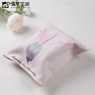 北欧纸巾盒客厅家用纸巾袋车载抽纸盒车用布艺纸巾套抽纸袋