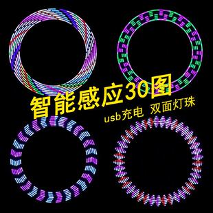 登山自行车夜骑风火轮七彩装饰灯儿童轮胎灯公路车车圈辐条警示灯