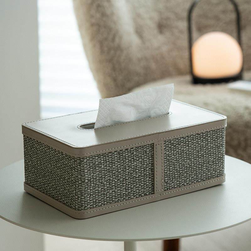 赫本家现代轻奢高级感纸巾盒客厅家用桌面餐巾纸盒皮革卫生纸盒摆,家居饰品,装饰纸巾盒,淘宝优惠券,粉丝福利购,淘宝优惠卷