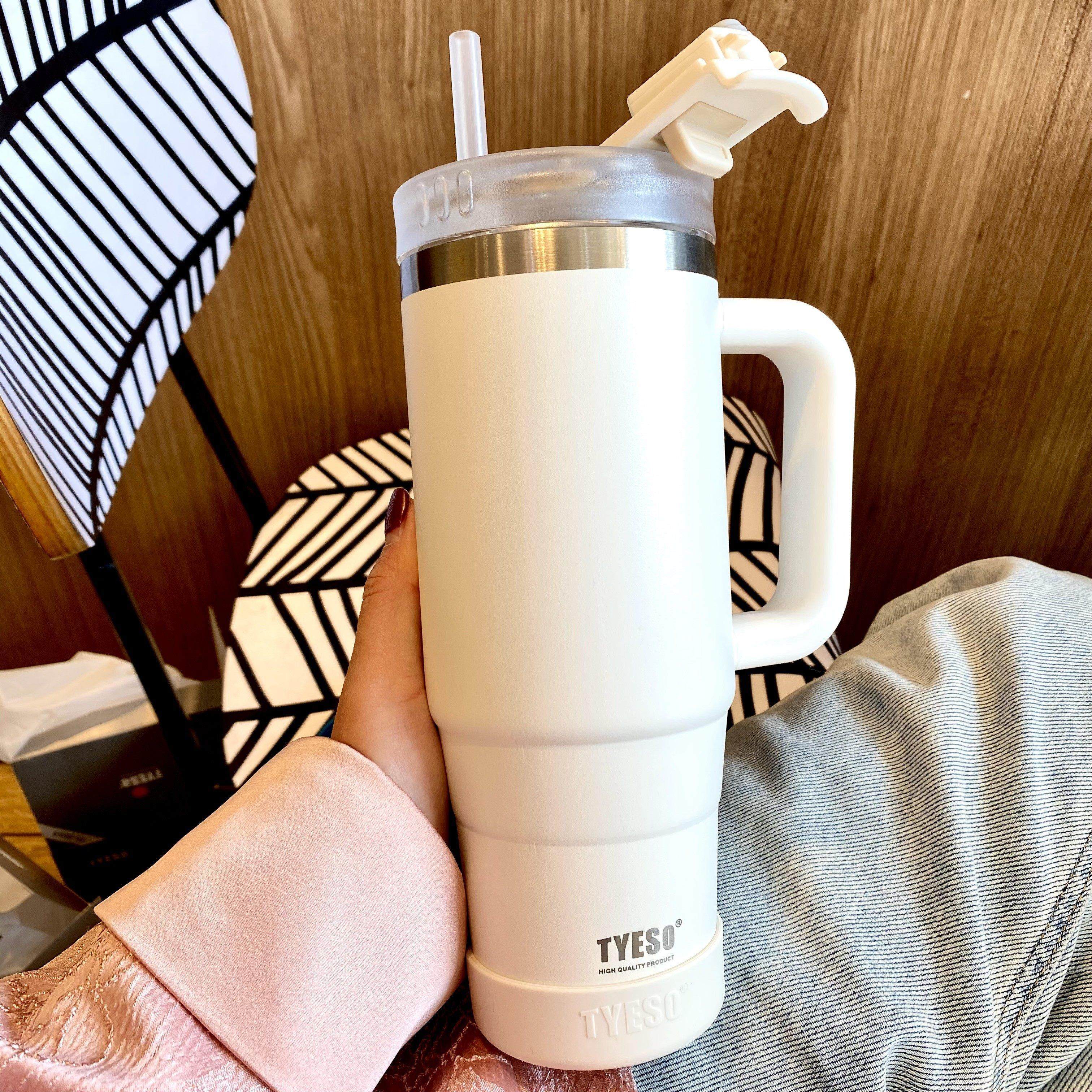 泰硕手柄巨无霸吸管杯保温杯大头冰霸杯不锈钢大容量车载咖啡水杯,餐饮具,保冷/保温杯,淘宝优惠券,粉丝福利购,淘宝优惠卷