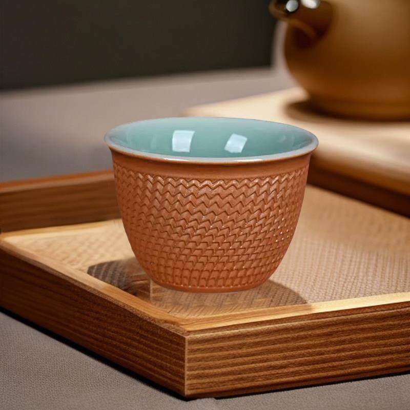 流转千年复古青瓷灰釉茶杯创意陶瓷功夫茶具品茗杯单杯主人杯子,餐饮具,茶杯,淘宝优惠券,粉丝福利购,淘宝优惠卷