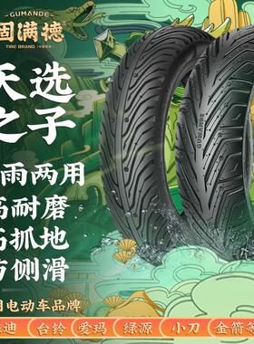 天选之子固满德防滑电动车轮胎10寸半热熔12寸真空胎3.00-10外胎