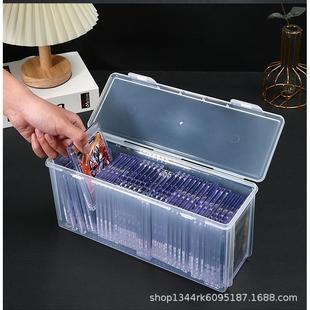 卡砖盒 大容量收纳盒 双排卡夹盒 评级卡砖 宝可梦 球星卡 游戏王