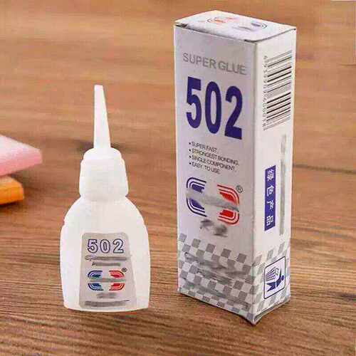 502强力速干通用胶水盒装家用