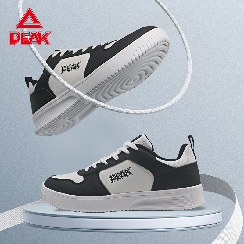 匹克新款皮面秋冬板鞋