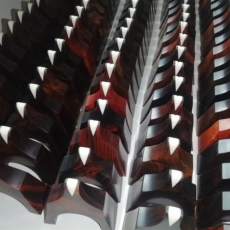 古筝琴码雁柱大红酸枝古筝码子交趾黄檀通用码单个全套可选音色佳