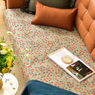 通用感沙发垫防滑盖布高端风沙发巾高级纯棉轻奢 高档四季