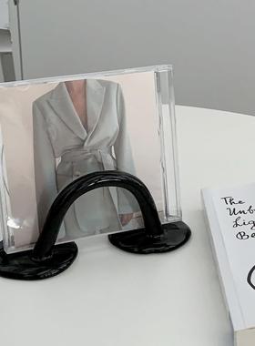 秘密卡车ins中古风小众陶瓷卡片支架多功能菜单架摆件家居饰品