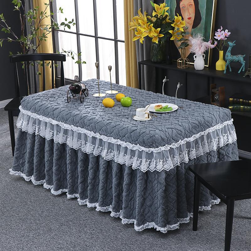 电炉罩烤火桌子罩长方形桌布套新款加厚加绒冬季电暖炉取暖茶几罩