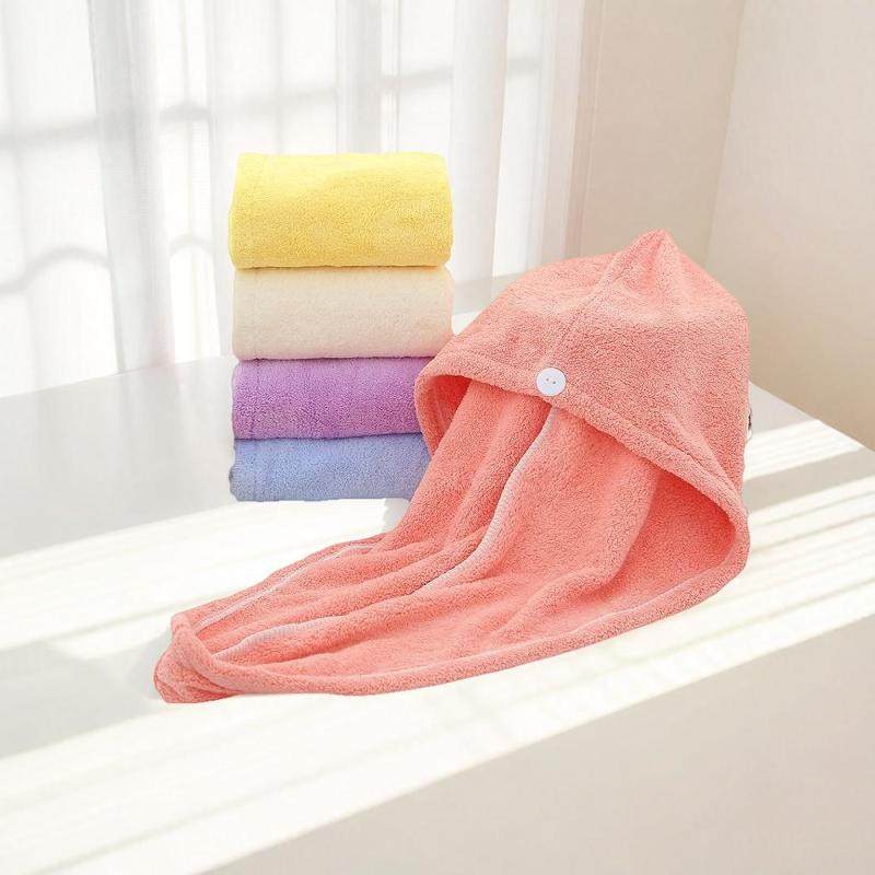 新款干发帽双层女吸水包头毛巾洗头超细维加厚浴帽强吸水纯色速干