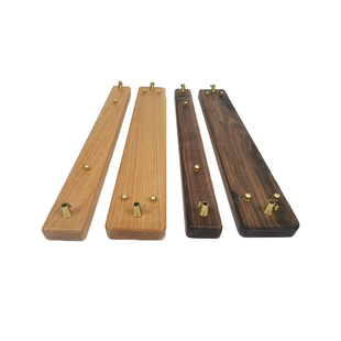 定制定做吸顶盘黑胡桃樱桃木长条灯底座吊灯位移器灯座灯具底盘