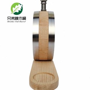 ??800ML威士忌白兰地桶可视玻璃橡木桶 可可定厂 鸡尾酒 雪莉酒桶