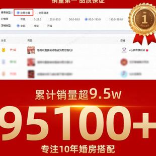 结婚装 婚房布置套装 饰方婚礼新房女方卧室全套婚庆用品大风之禾