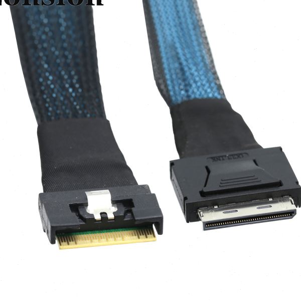 PCIE GEN 4 SlimSAS 8654 8i转OCulink 8611 8i服务器机内连接线