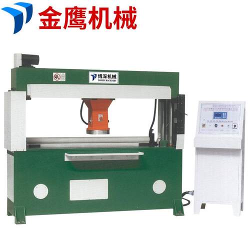 金鹰电脑移动头液压龙门下料机皮套下料机海绵发泡材料裁断机