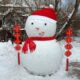 雕模具户外卡通雕塑雪大型装 饰品网红定制人雪商场美陈摆件