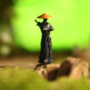 江湖故人古风侠客小摆件假山水陆缸微景观盆景造景树脂微缩小人物