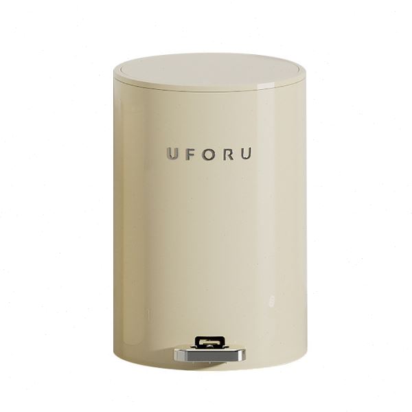 uforu 垃圾桶家用级感大号静音开合带盖厕所脚踏按压双开垃圾桶