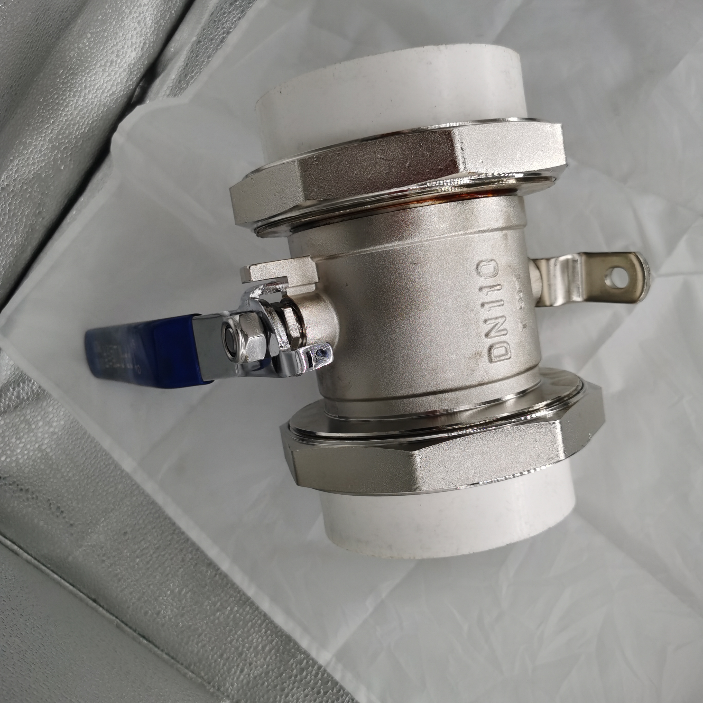 黄铜PPR活接球阀DN75DN90DN110热熔双活接铜球阀开??关球阀