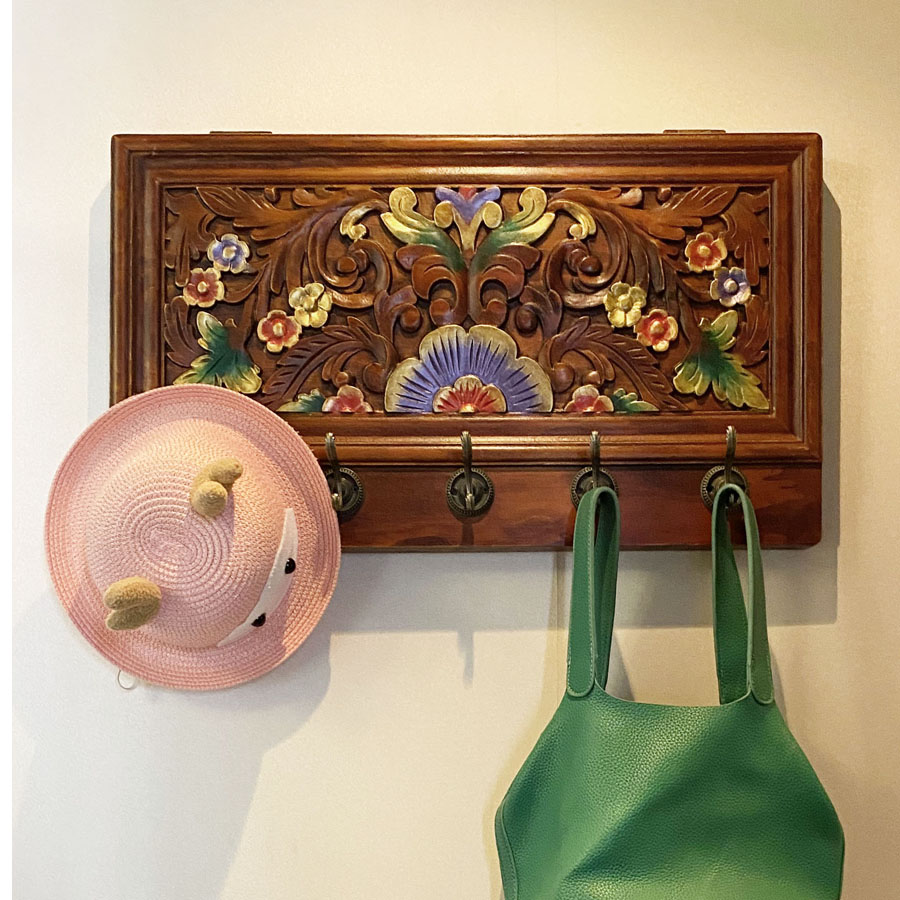 花开富贵实木雕花翻盖电表箱画餐厅玄关配电遮挡电闸装饰盒免打孔