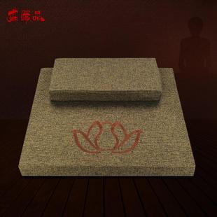 棕丝打坐垫庄严品家用早晚课麻布耐用可拆洗禅修垫静坐垫莲花蒲团