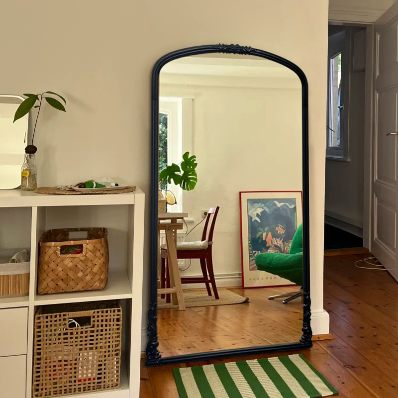 直销顺丰靠墙落地镜全身异形镜子