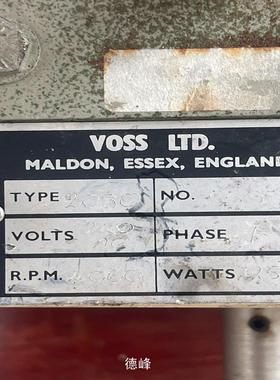 [德峰]parvalux帕瓦鲁斯电机  220V 0.85A 125议价