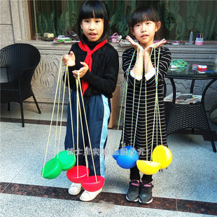 感统训练器材踩踏半球石儿童高跷体育平衡石塑料过河石半圆踩踏石