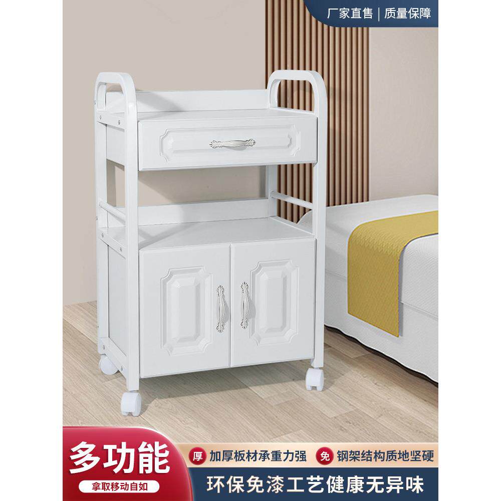 美容院小推车医疗可移动置物架柜子多功能美甲美发理发店专用推车
