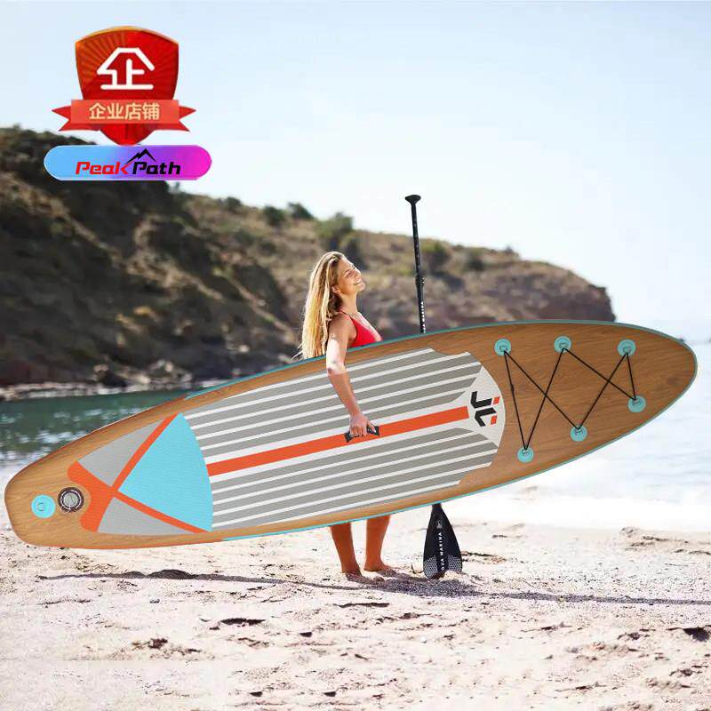 浆板画 划水板漂流板充气桨板水上站立式冲浪板直立板sup船竞速滑