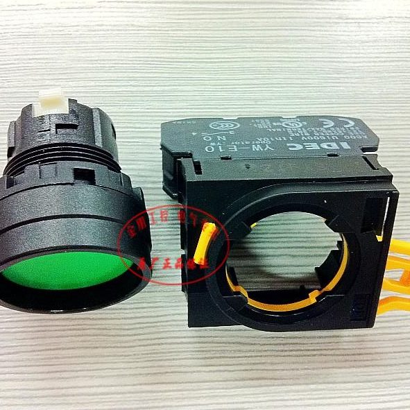 原装一绿色 BG头平假EW-C和泉IDY102A11BX罚十自锁按钮开关E