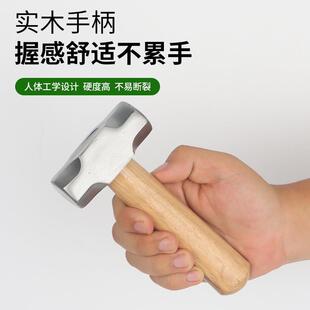 小锤子羊角铁锤家用木柄手工户外短柄高硬度八角圆头迷你钉锤榔头