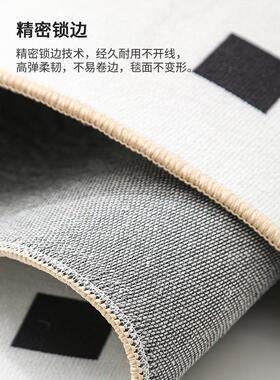 现代简约北欧ins风地毯客厅灰色高级轻奢沙发2023新款卧室地垫