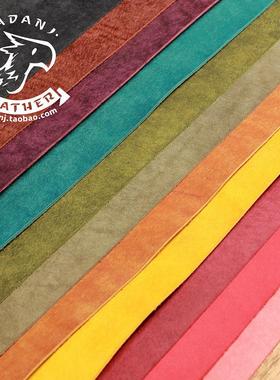 皮匠老王 Pueblo 意大利特效磨砂彩色肩皮 植鞣革协会 皮革皮料