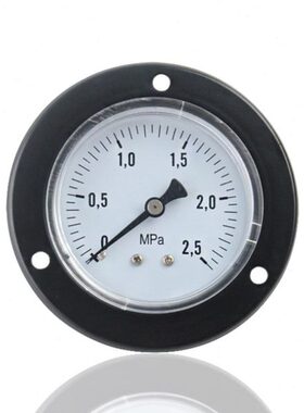 空气埋入式边2.5 压力表Y/压力表460向压力表1气压表前 轴MPAZ带T