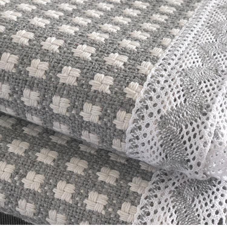 经典格子防滑棉麻沙发巾单件套装加厚沙发垫简约现代中式四季亚麻