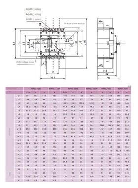 人民电器漏电断路器RDM5L塑壳式漏电保护器100A250A400A630A三相