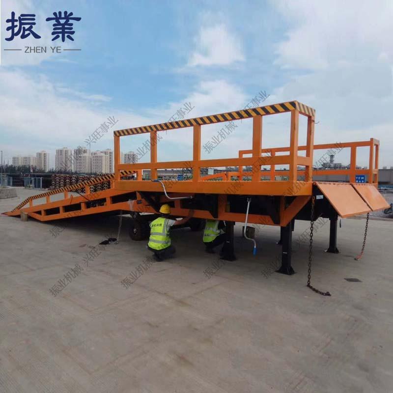 大吨位大尺寸登车桥大型车辆登车平台物流用装卸货升降平台