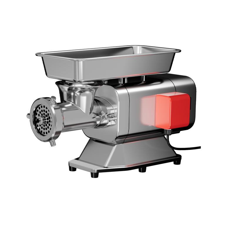 绞肉机大功率商用不锈钢大型肉铺用冻肉打碎肉绞馅全自动