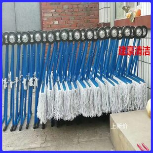 墩布车工厂车间地库拖地棉线可替换头尘推拖把 厂促OF9D商用手推式